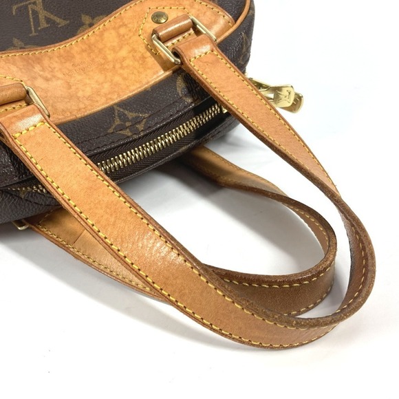 LOUIS VUITTON Authentic Brown Monogram Canvas Tote Bag - Picture 8 of 14